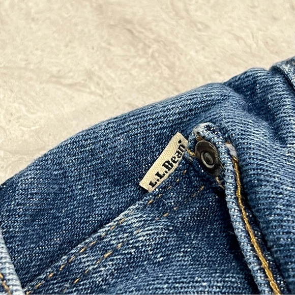 LL Bean Jeans 38x29 Blue Denim Natural Fit 100% Cotton RN 104731 - Picture 7 of 13